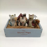 置物|三匹の子豚