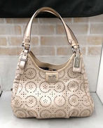 COACH マディソンマギー　パンチングレザートート|COACH