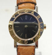 K18YGベゼル&リューズ/クォーツアナログ腕時計|BVLGARI