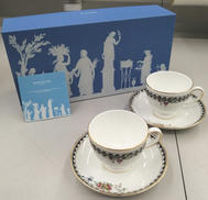 レースピオニーティーカップ&ソーサー 二客セット|WEDGWOOD