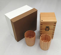 まげわっぱ酒器セット|秋田杉