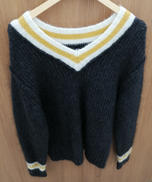 モヘア混Vネックセーター|STUSSY