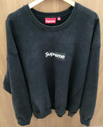 WASHED BOX LOGO CREWNECK|SUPREME
