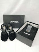 ベロアサンダル|CHANEL