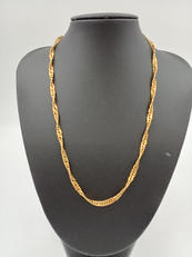 K18喜平ダブル編みスクリューチェーン|