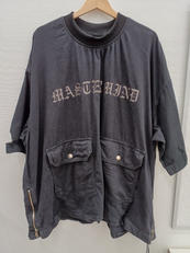 DISTRESSED PULLOVER DENIMSHIRT|MASTERMIND JAPAN
