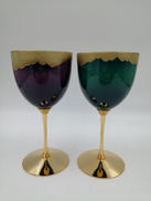 ペアワイングラス|九谷焼