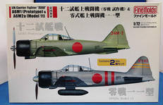 帝国海軍 十二試艦戦＆零戦一一型|ファインモールド