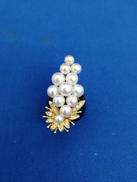 K18石付きリング|