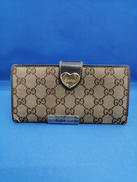 ハートプレート 長財布|GUCCI