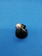 K18石付きリング|-