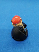 K18石付きリング|-