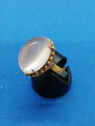 K18石付きリング|-