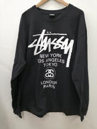 STUSSY WORLD TOUR L/S TEE|STUSSY