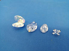 貝 あひる 白鳥 カエルセット|SWAROVSKI