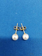 K18石付きピアス|