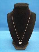 石付きネックレス|-