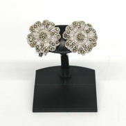 835シルバー|宝石付きイヤリング