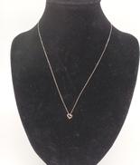 K10石付きペンダントトップ＆チェーン|K10