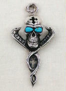 ドクロペンダントトップ|925