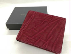 二つ折り財布　赤|CHAPLLIN