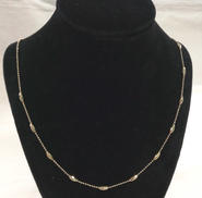 K18ネックレス|宝石無しネックレス