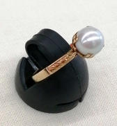 K18石付きリング|K18