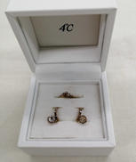 シルバーピアスセット|4℃