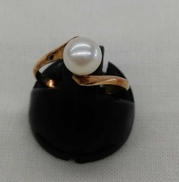 K18石付リング|K18