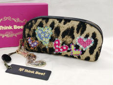 アニマルハート ポーチ (横型)|THINK BEE!