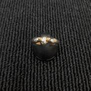 シルバーリング|K18刻印あり