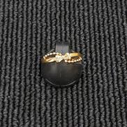 リボンモチーフリング|K18YG