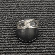 ダイヤ付きリング|K18WG