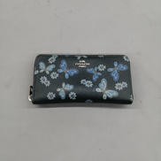 ロングジップアラウンドウォレット・ラブリーバタフライ プリン|COACH