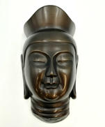 高岡銅器　仏面　弥勒菩薩|高岡銅器
