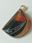 K18金具付きトップ|宝石付きペンダントトップ