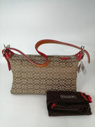 ミニシグネチャー　ハンドバッグ|COACH