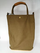 ナラの木と布のブックトート|キナリ木工所