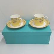 デミタスカップ&ソーサー　2客セット|TIFFANY&CO.