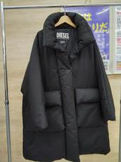 DIESELパデットロングジャケット|DIESEL
