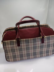 ノバチェックボストンバッグ|BURBERRY