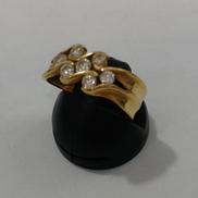 K18 石付きリング|K18リング