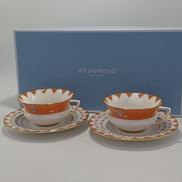ピオニーダイヤモンド　2客セット|WEDGWOOD