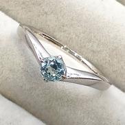 Ｐｔ950|宝石付きリング