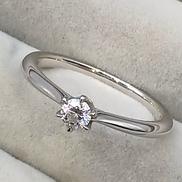 石付リング|EAU DOUCE 4℃　PT950