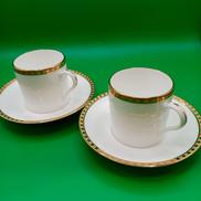 カップ&ソーサー2客セット|TIFFANY&CO.