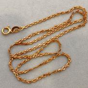 K18ネックレス(ちぎれ)|K18