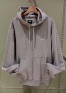 ワンポイントグレーパーカー|STUSSY