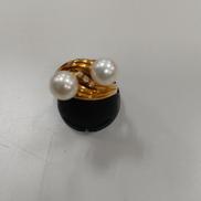 K18パールリング|不明ー