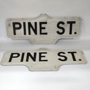 ストリートサイン2枚|不明